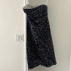 J crew size 4 navy blue dress